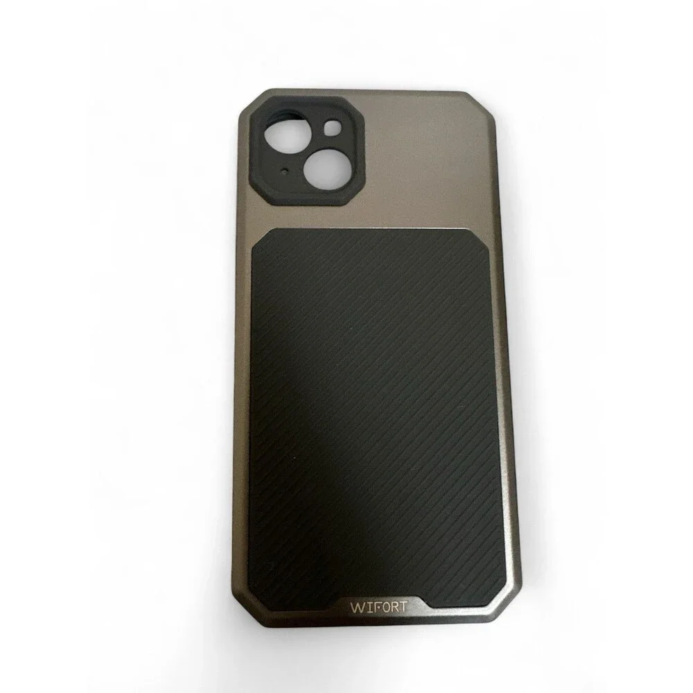 Wifort Iphone 14 Plus Case Metal Magnetic Case Military Grade +Screen Protector